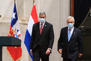 Sebastián Piñera recibe en visita oficial al Presidente de Paraguay