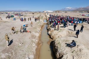Crisis migratoria: Se inician los trabajos para construir nueva zanja en Colchane