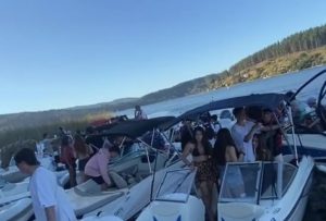 VIDEO| Fiesta en lago Vichuquén se suma a la de Pucón y genera nueva polémica