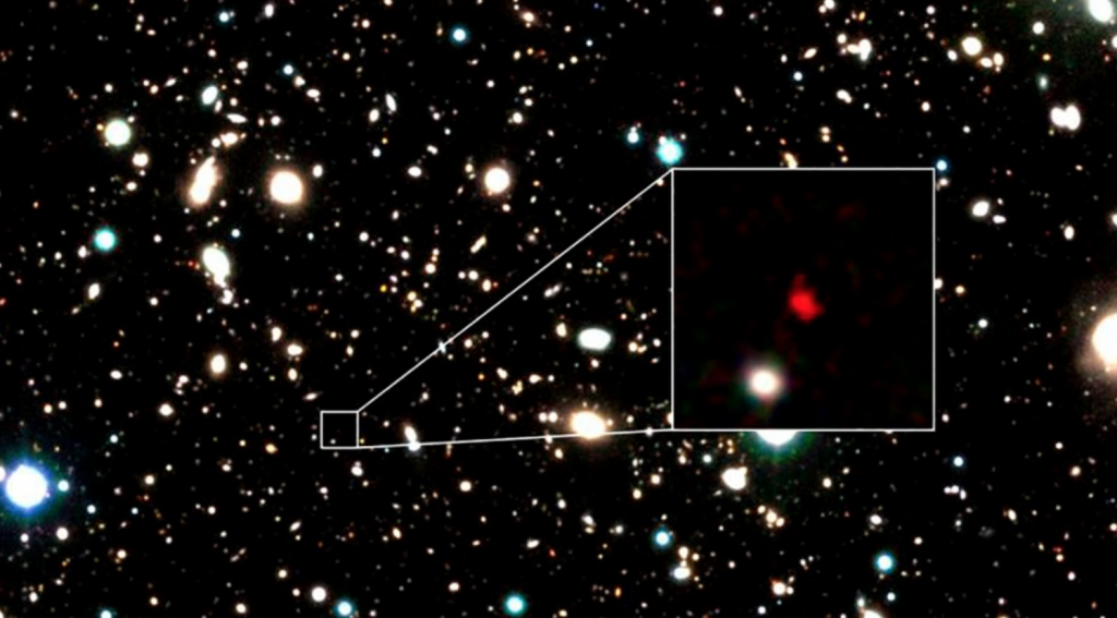 Está a 13.500 millones de años luz: Descubren la galaxia más lejana jamás detectada