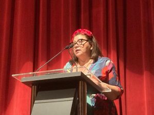 Gaby Rivera, presidenta de la AFDD: "Los DD.HH. deben ser la columna vertebral de Chile"