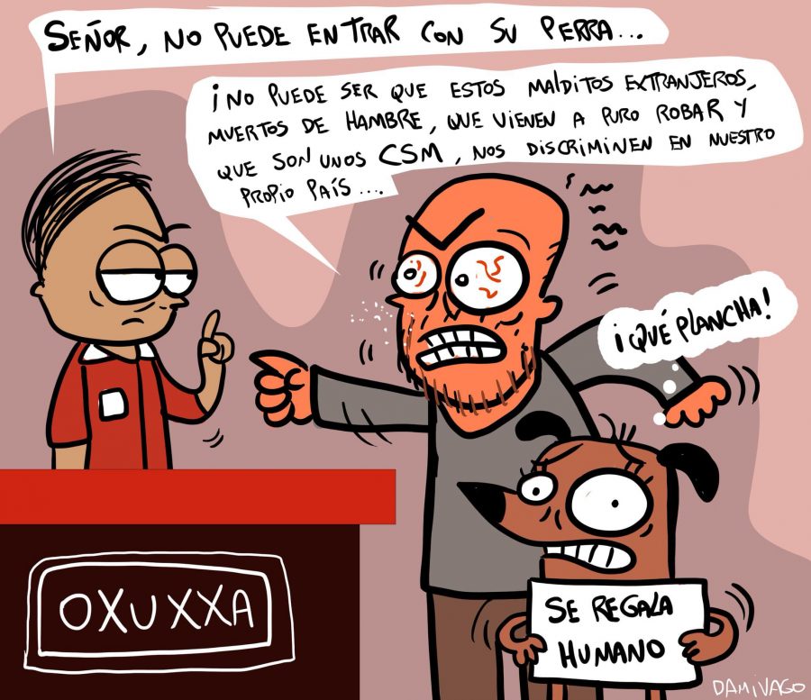 xenófobo suelto en Ñuñoa por @damivago