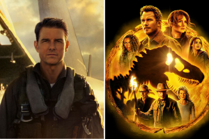 Top Gun y Jurassic World destacan entre los estrenos en cine de los próximos días