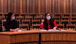 VIDEO| “¿No van a cumplir la Constitución?”: Manuela Royo emplaza a Carol Bown en TV