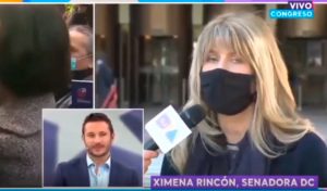 VIDEO| “¿Por qué no se dedica a legislar?”: Periodista de C13 pone en jaque a Ximena Rincón