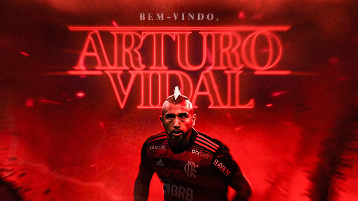 Arturo Vidal es presentado a lo «Stranger Things» y tendrá contrato “europeo” en Flamengo