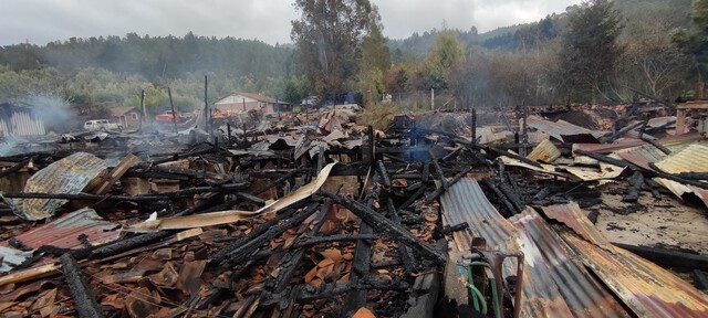 Resistencia Mapuche Lafkenche (RML) se atribuye ataque incendiario en Contulmo