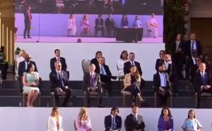 VIDEO| Así fue la ovación que recibió el Presidente Boric durante el cambio de mando en Colombia