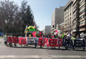 VIDEO| Más de 30 mil personas marcharon en la Alameda por el derecho a la vivienda digna