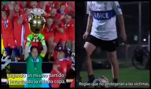 VIDEO| Franja del Rechazo usa camiseta de la Roja y la UC: Recibe duras recriminaciones