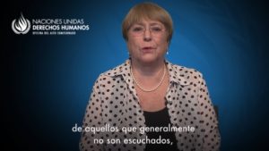 Recordando su experiencia en dictadura, Bachelet se despide de la ONU con sentido mensaje