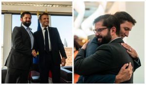 Codo a codo con líderes mundiales: Boric  se reúne con Macron y Trudeau en Nueva York