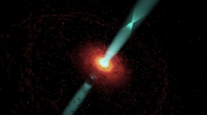 Descubren oscilaciones en la luz de un núcleo alimentado por un agujero negro