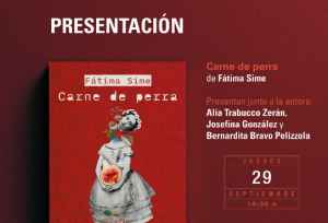 “Carne de perra”: Este jueves se presenta la reedición de la obra de Fátima Sime