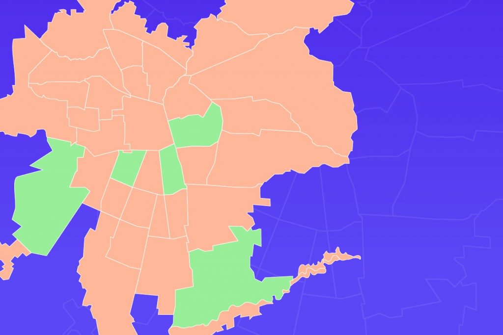 Las cinco comunas del Apruebo: Así quedó el mapa del Gran Santiago tras el Plebiscito