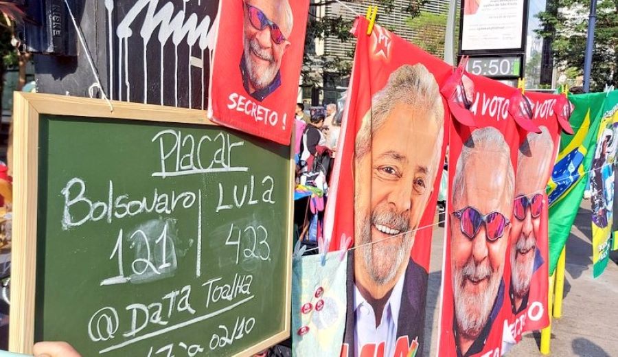 Brasil: La venta de toallas, el viral termómetro electoral entre Lula y Bolsonaro