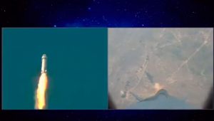 VIDEO| El momento en que el cohete Blue Origin de Jeff Bezos falla en el aire y explota