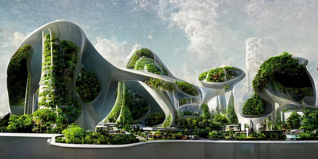 AI x Future Cities: ¿Cómo seran los edificios del futuro según la IA?