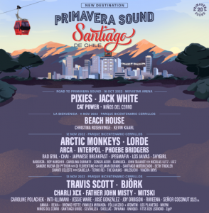 Festival europeo Primavera Sound ya agota entradas en su debut en Chile