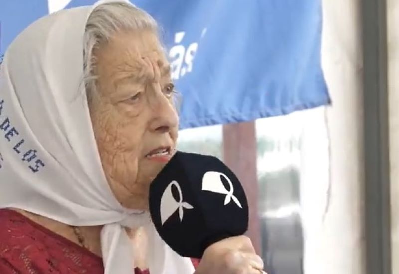 Argentina decreta luto nacional tras deceso de presidenta de las Madres de la Plaza de Mayo