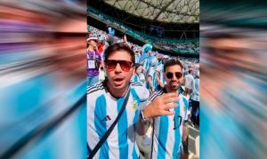 VIDEO| Hinchas de Argentina se burlan de Chile antes de derrota en Qatar 2022