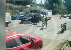 VIDEO| Así fue el accidente de jueza de San Bernardo, en estado de ebriedad y con hijos a bordo