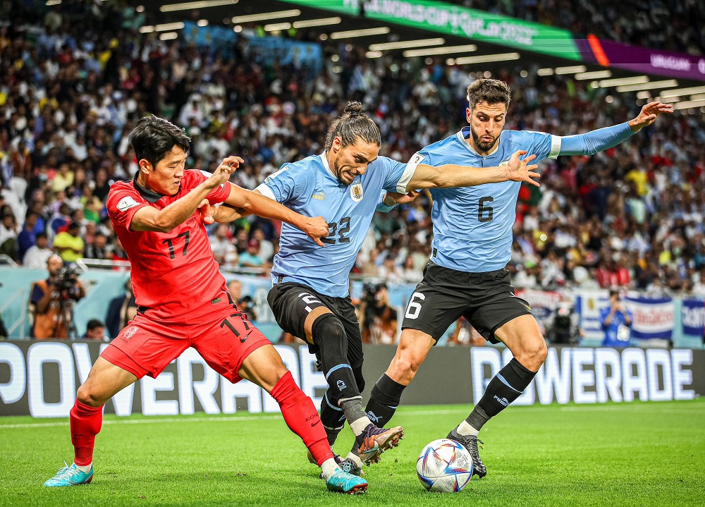 Uruguay da dura batalla, pero sólo rescata un empate ante Corea en Qatar 2022
