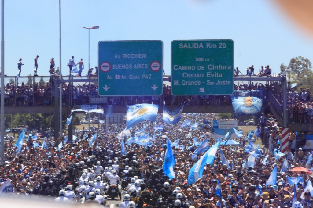 VIDEO| La desenfrenada celebración en Argentina tras ganar el Mundial
