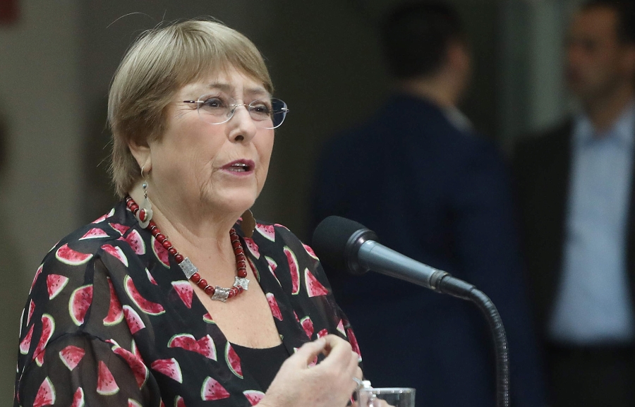 Michelle Bachelet llamó la atención respecto del clima en el que se han desarrollado las negociaciones