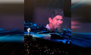 VIDEO| Marcelo Salas sube al escenario y canta junto a Eros Ramazzotti en el Movistar Arena