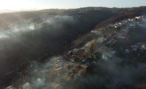 VIDEO| Sobrevuelo de Carabineros grafica la destrucción de mega incendio en Viña del Mar