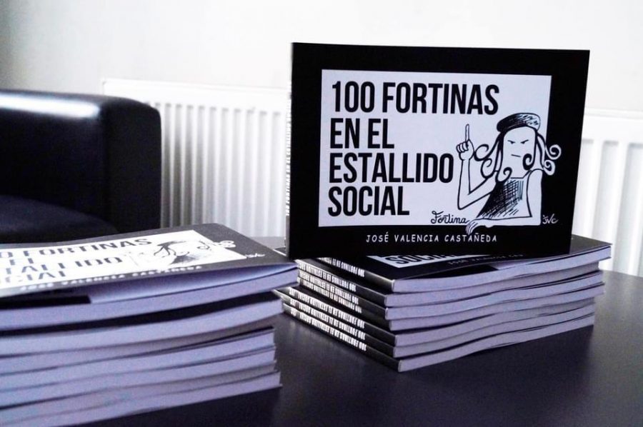 «100 Fortinas en el Estallido Social»: El libro que explora la revuelta a través de caricaturas