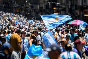 VIDEO| Instante exacto de festejos en Buenos Aires tras la obtención del título argentino