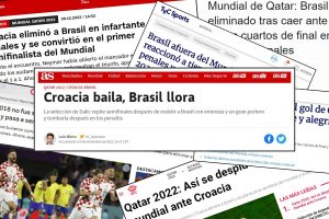 Croacia baila, Brasil llora: Titulares de la prensa por la derrota del gran favorito