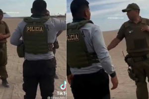 VIDEO| Policías peruanos encaran a carabineros en la frontera por ingreso de extranjeros
