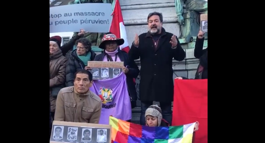 «No al genocidio del Perú, nos están matando”: Protesta irrumpe en reunión ministerial