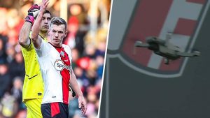 VIDEO| Partido de la Premier League se interrumpió por la presencia de un dron