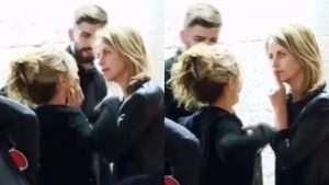 VIDEO| Viralizan registro donde la mamá de Piqué hace callar violentamente a Shakira