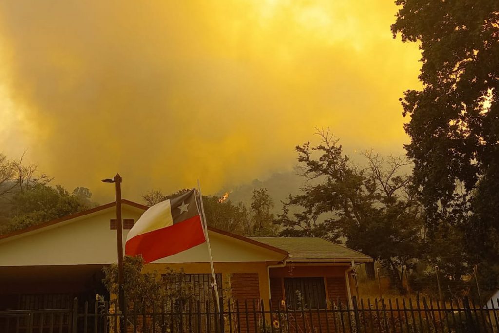 Gobierno confirma cuatro fallecidos producto de los incendios forestales en Santa Juana