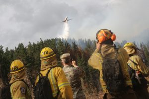 Incendios forestales: Emergencia va a la baja y la Unión Europea destaca por su ayuda