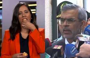 VIDEO| Periodista de CHV sufre chascarro en noticiero en vivo: “Dejen tomar desayuno por favor”