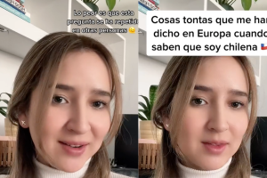 VIDEO| Tiktoker chilena revela las preguntas que le hacían en Europa: "Eres de Chile, ¿por qué eres blanca?"