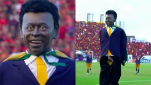 VIDEO| Homenaje a Pelé con un muñeco en Brasil provocó risas y miedo entre los fanáticos