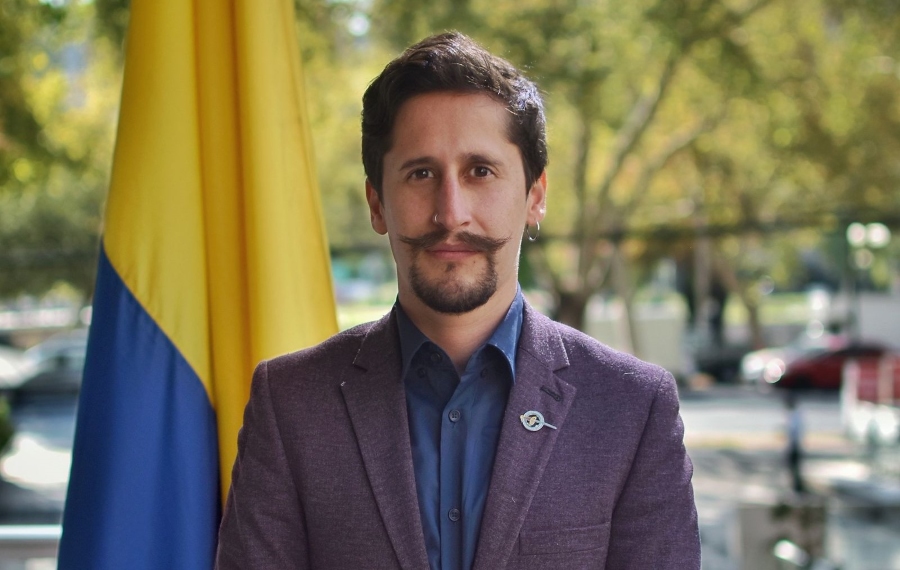Sebastián Guanumen consul de Colombia en Chile Cedida