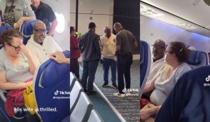 VIDEO| Viralizan en TikTok la furiosa reacción de pasajero por el llanto de un bebé en un vuelo