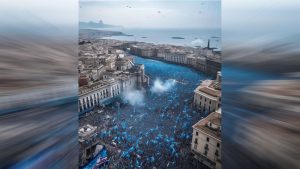 VIDEO| Todo se cubrió de celeste: Así celebró Napoli su título tras 33 años