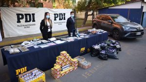 Un mes de "Calles sin violencia": PDI desbarata banda criminal e incauta drogas y armas