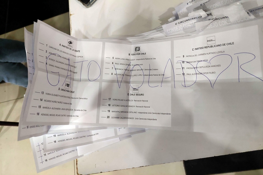 Votos nulos llegan casi al 20% en escrutinio parcial en Magallanes