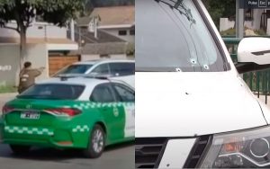 VIDEO| Carabinero dispara a delincuentes tras intento de atropello en Reñaca