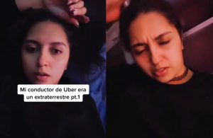 VIDEO| Tiktoker usuaria de Uber señala que el conductor que le tocó en la app era un extraterrestre